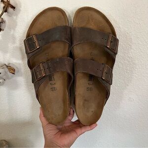 Birkenstock Brown Oiled Leather
Sandals Size 45 (size  US 12)Mens
